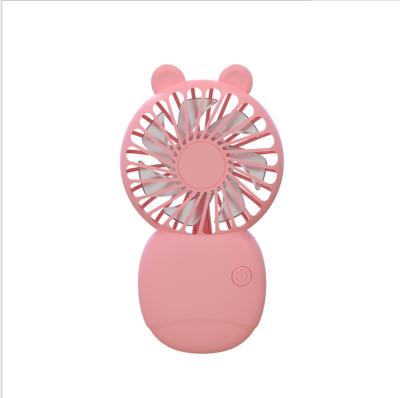 China Hotel USB Charging Mini Pocket Cute Dormitory Office Fan for sale