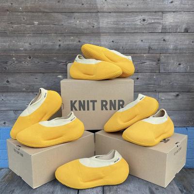 China Cushioning top brand Kanye West wholesale yeezy knit runner sulfur shoes stone sneakers for sale