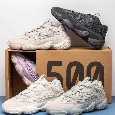 China Fashion Trend Original High Quality Genuine Leather Men Yeezy 500 Shoes Style Women Fashion Sneakers Men Yeezy Shoes Unisex for sale