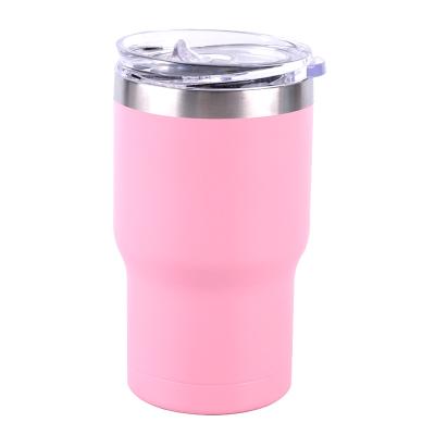 China Sustainable New Products Double Wall 14oz Insulated Vacuum Water Beer Mugs Portable Outdoor Car Mugs for sale