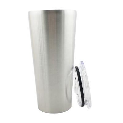 China Sustainable 24oz Customized Tumbler Insulated Stainless Steel Double Wall Vacuum Beer Mugs for sale