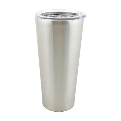 China Wholesale Viable Stainless Steel Slim Beer Mug Large Capacity Double Walled And Insulated Tapered Tumbler Coffee Wine Mug for sale