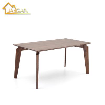 China K/D Hot Selling Restaurant Furniture Rectangle 6 Person Solid Wood Long Wooden Kitchen Table for sale