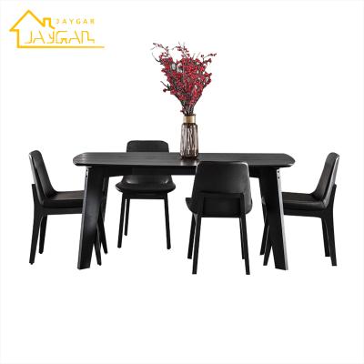 China K/D Factory Direct Furniture Wooden Table With 6 Chairs Modern Dining Sets For Small Spaces for sale