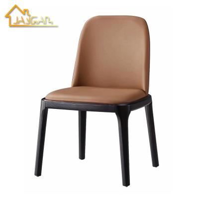 China Minimalist Modern Simple Wooden Chair Furniture Living Spaces Dining Chairs With Armless Upholstered Chairs for sale