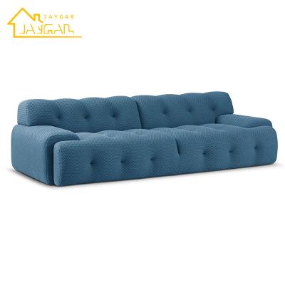 China Large 3 seater sofa fabric living room sets 2 piece sofa blogger couch contemporary modern minimalist rock bobois sectional for sale