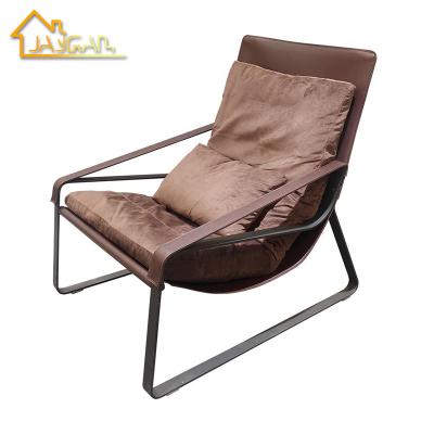 China Color Can Be Chose Luxury Comfortable Modern Metal Hotel Lounge Chair Furniture Lobby Steel Lounge Chair With Arms for sale