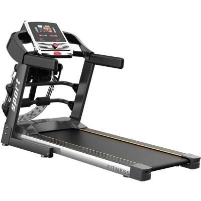 China Home Gym Equipment Fitness LED Full Page Display Life Folding Cheap Electric Treadmill Home Electric Treadmill for sale