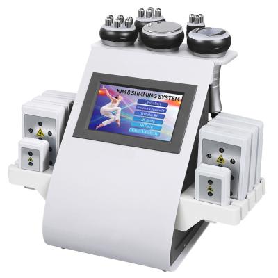 China Lipo Cryo Kim 8 80k Ultrasonic Cavitation Machine Body Sculpt 5 Handles for sale