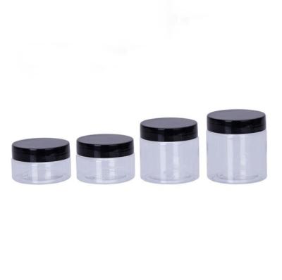 China 60ml 100ml 120ml 150ml 200ml 300ml Cosmetic Plastic Cream Jars 56mm Mouth PET Jar for sale