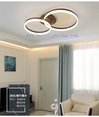 China LED Lights Lamp Circle Rings Simple Style Romantic Ceiling Lighting For Wedding Hall Decoration for sale