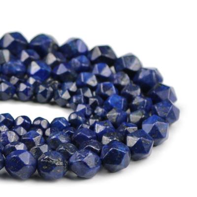 China DIY Jewelry Hand Making Natural AAA Lapis Lazuli Gemstone Faceted Rondelle Beads Strand For Jewelry Making From Manufacturer for sale