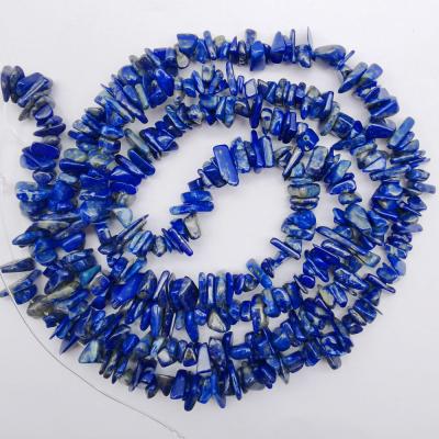 China Natural Lapis Lazuli Stone Polishing Irregular Beads For Jewelry Making DIY Bracelet Necklace for sale