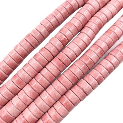 China High Quality and Competitive Price Wholesale 4x4mm/4x8mm/5x6mm/5x8mm/5x10mm Cylinder Shaped Macaron Color Spacer Stone Beads Anion Oxide Loose Beads for sale