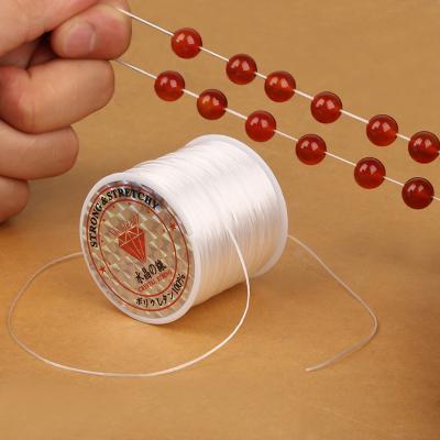 China Yarn Stretch Polyester Twine Elastic Beading Cord For Jewelry Making -- for sale