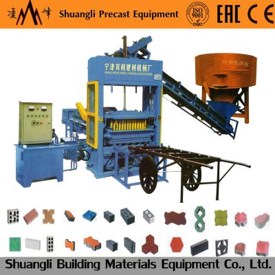 China QMJ4-30 Small Efficient Mobile Egg Laying Concrete Block Brick Making Machine, Block Casting Machine for sale