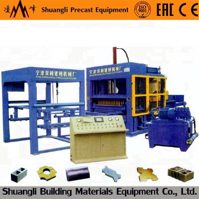 China Qt4-20 patent concrete concrete block making machine, cabro interlocking paving bricks machine with German technology for sale for sale