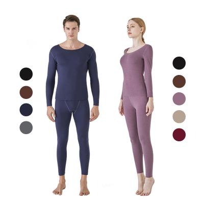 China Thermal 2022 New Design Seamless Thermal Underwear Set Polyester Mens Long Johns for sale