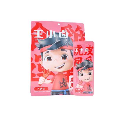 China Factory Selling Customizable Moisture Proof Rack Up Pouch Packaging Food Snacks Packaging Bag for sale