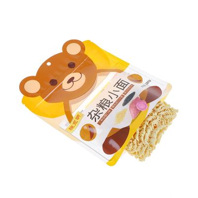 China Customized Digital Printing Moisture Proof Frozen Food Rack Up Pouch Snacks Packaging Plastic Bags for sale