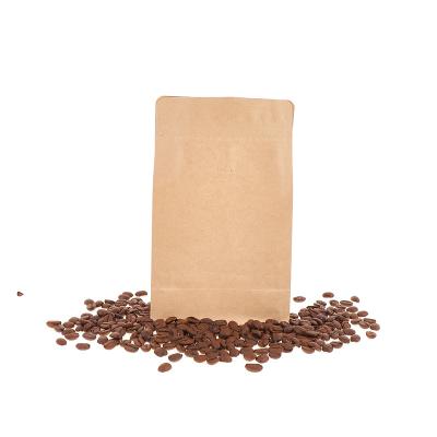 China Widely Used Biodegradable Take Away Zipper Packaging Custom Kraft Paper Bag With Zipper Seal for sale