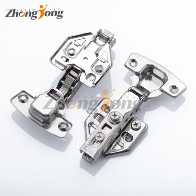 China Modern Furniture Hardware 3D Clip On Adjustable Soft Close Cupboard Door Hinge Furniture Fitting Cabinet Hinges for sale