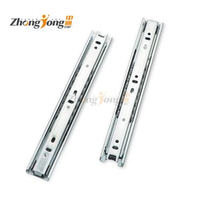 China Three Drawer Slide Rails Telescopic Channels Sliding Suction Cabinet 35Mm Drawer Slide Rail Track Channel Ball Bearing Slides for sale