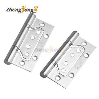 China 4 Inch Wood Flush Door Hinges Steel Ball Bearing Modern Stainless Butterfly Hinge for sale