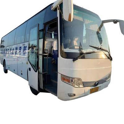 China Used Yutong Bus ZK6110 51 Seats Diesel Bus For Sale Original LHD Driver Steering Yuchai Engine Transmission Type > 8L for sale