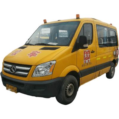 China 2019 Year 2019 Used School Bus Kinglong XMQ6533 18 Seats 2700kg WP2 Engine 2.088L 66kw Low Single Door Kilometers With AC And ABS 5285*1985*2540mm for sale