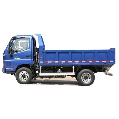 China Factory Price 4x2 Foton Truck Diesel Engine Mini Dump Truck Tipper 95HP < 4L for sale