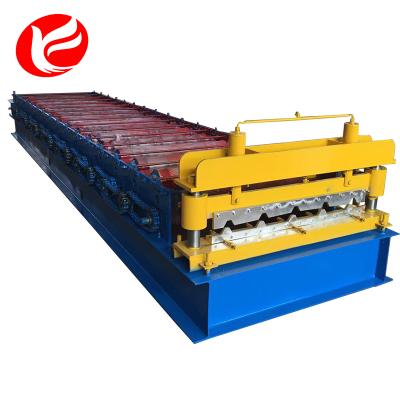 China Hotels Color Steel Roof Panel Steel Sheet Cold Roll Forming Machine for sale