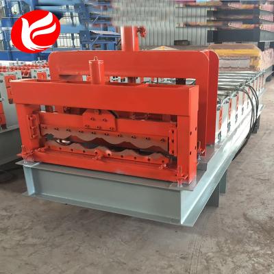 China Hotels Roofing Glazed Tile Roll Forming Machine / Machinery Manufacturer for sale