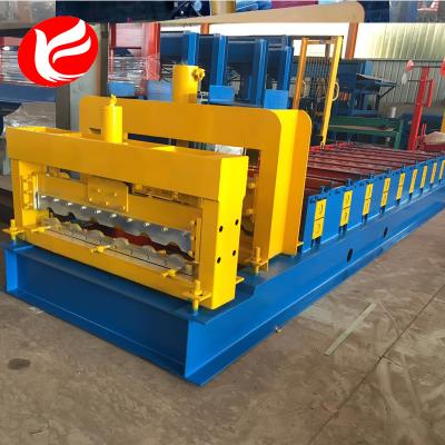 China Hotels Sheet Glazed Tile Roll Making Machine Roll Forming Machine Price for sale