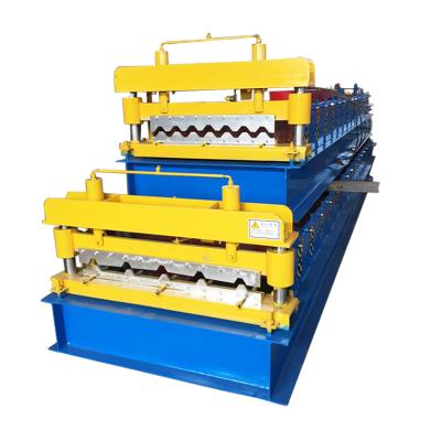 China Hotels Expanded Roof And Wall Panel Wall Roofing Roll Forming Machine for sale