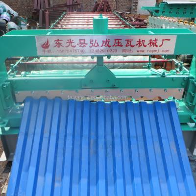 China Hotels WallRoof Cladding Sheet Roll Forming Machine / Tile Forming Machine for sale