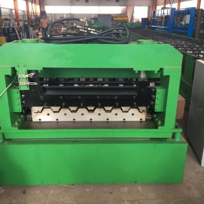 China Hotels Designing Two Stage Floor Deck Roll Forming Machine To Send To Yangon, Myanmar for sale