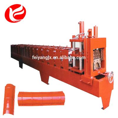 China Hotels 312 Ridge Sheeting Panel Roll Forming Machine for sale