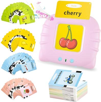 China Plastic Customizable Flash Cards Education ABS Alphabet Teaching Machine Words English Early Childhood Education Double Side Toys for sale