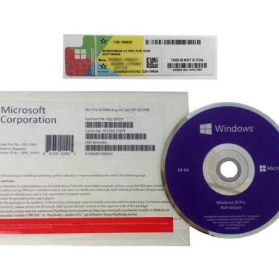 China Win 10 Professional Computer Multi Language Windows Pro Product Key for sale