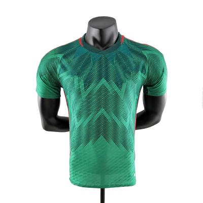 China Shirts & Leading 2022 New Model Green Jersey Players Quick Drying Breathable Home Jersey for sale