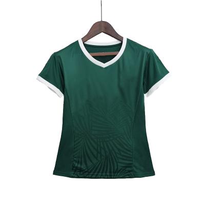 China Shirts & Senior 22-23 Dark Green Home New Season Breathable High Quality Short Sleeve Ladies Tank Tops for sale