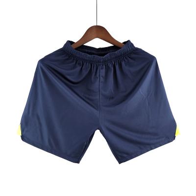 China New Men's Leisure Shorts 22-23 Sports Dark Blue Soccer Shorts Quick Dry Home Field High Quality for sale