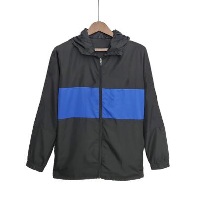 China 2022 New Wholesale Men's Casual Anorak Anorak Jacket Black And Blue High Quality for sale