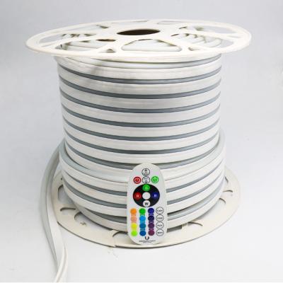 China Wholesale 220V Flex Strip Light 5050 SMD LED Waterproof Neon Hotel Neon Led Light Strips Flex Rope Ip 65 for sale