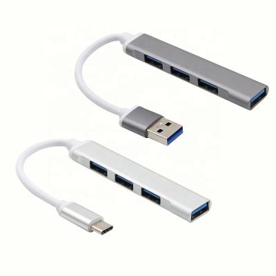 China Port Hub 2.0 SuperSpeed ​​/ Slim & Compact Low Price USB Multi Port Hub Type-C High Speed ​​4 Splitter Por Hub For Laptop for sale