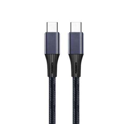 China Speed ​​100W 5A Fast Charging Nylon Braided Type C To Type C Data Transfer PD USB Fast Charging Cable for sale