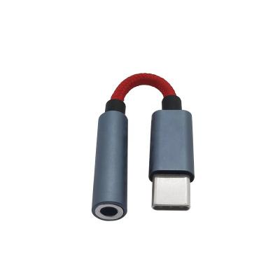 China Oneplus Durable/Portable Nylon Type C USB C to 3.5mm Earphone USB Jack Audio Adapter for sale