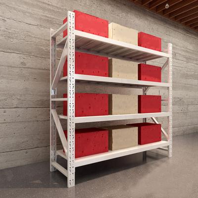 China Heavy Duty Corrosion Protection Rack System CE Certificated Warehouse Storage Longspan Shelving Rack for sale