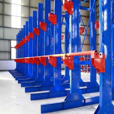 China Corrosion Protection Rack Warehouse Double Decker Cantilever Assemble Cantilever Warehouse Rack And Racking Shelves for sale